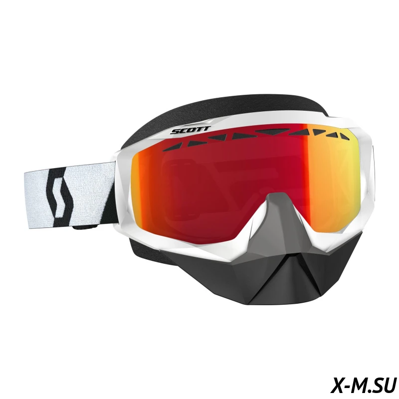 Очки HUSTLE SNOW CROSS black/white enhancer red Очки HUSTLE SNOW CROSS black/white enhancer red